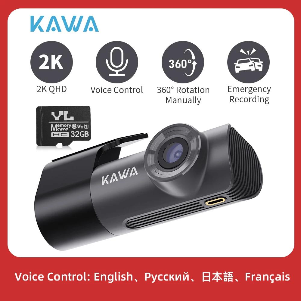 ڵ  2K  ķ DVR ڴ   ī޶ KAWA D5   ȭ EN,RU,FR,JP   WiFi APP 
